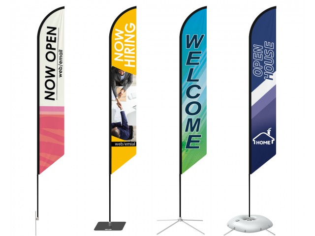 custom-angled- feather-flags2-640x480